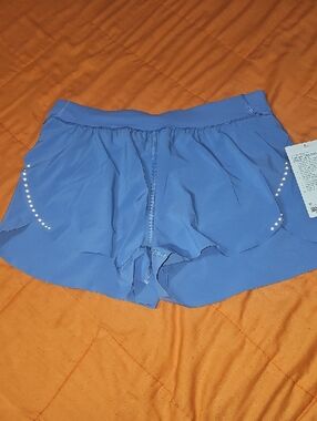 Lululemon Fast And Free High Rise Split Short 3"! Sz Medium Like A Sz 6-8! PREB!